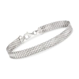 Sterling Silver Bismark-Link Bracelet Fine Jewely Formal Casual Special Occasion